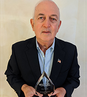 Don Nowak with Award